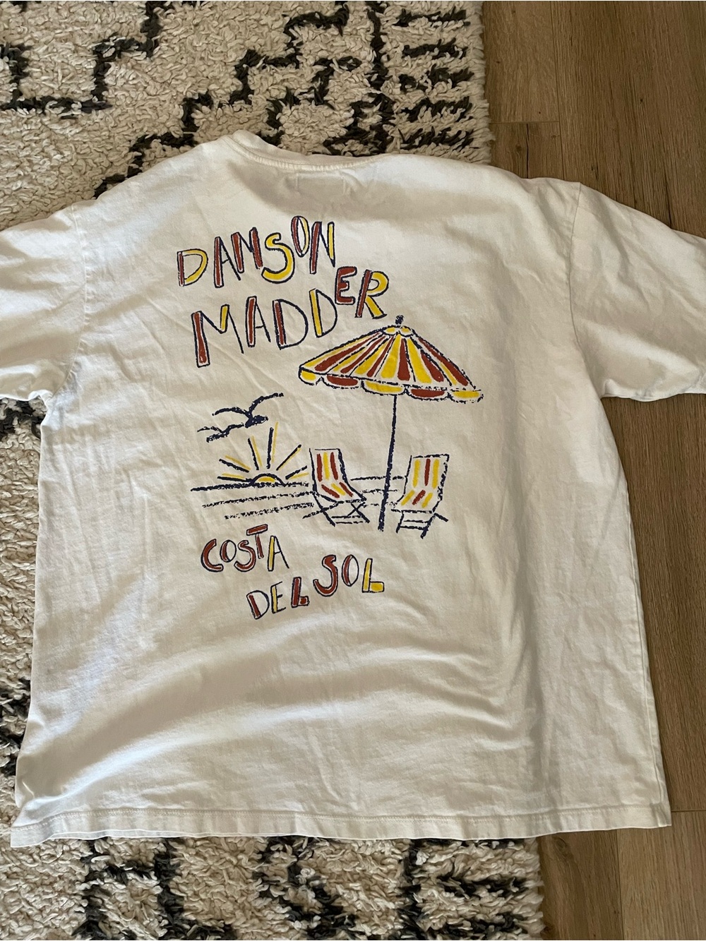 Damson Madder x Anthropologie costa del sol oversized graphic t size 14